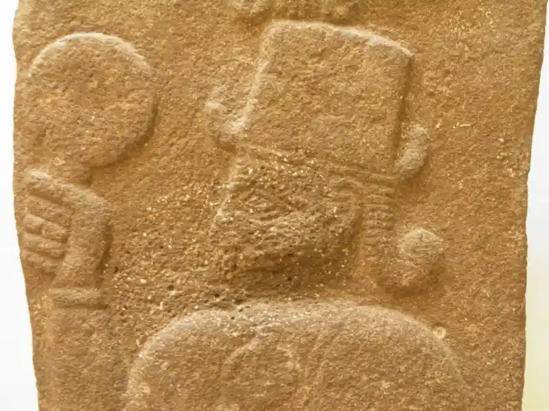 Basalt stela showing the goddess Kubaba